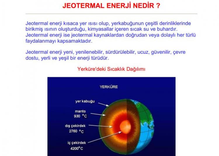  Jeotermal Enerji